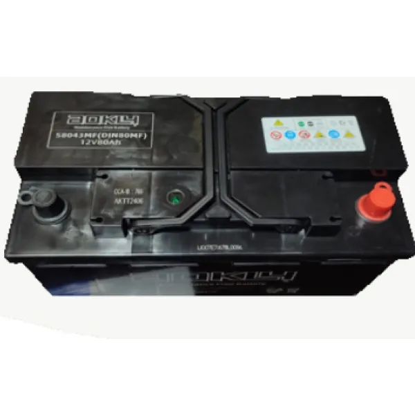 BATERIA AOKLY 80AH 760CCA POSITIVO LADO DERECHO (- +)
